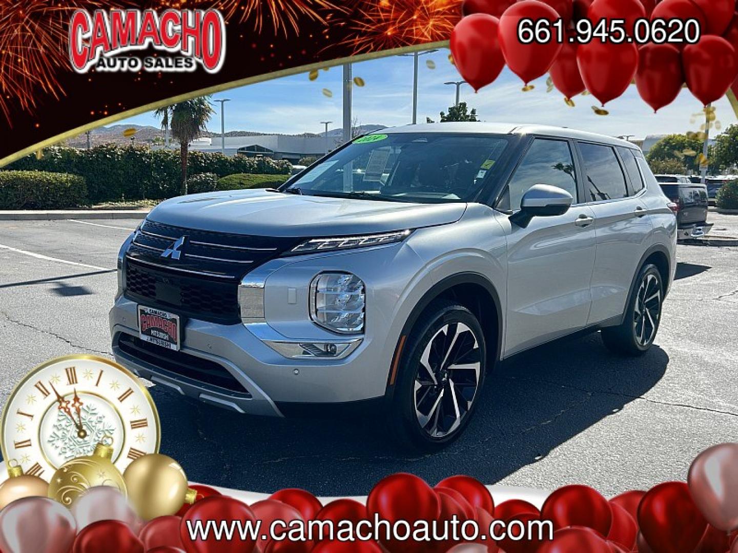 2024 Silver Mitsubishi Outlander (JA4J4VA84RZ) with an 4-Cyl 2.5 Liter engine, Automatic CVT transmission, located at 412 Auto Vista Drive, Palmdale, CA, 93551, (661) 945-0620, 34.592636, -118.136681- Photo#3