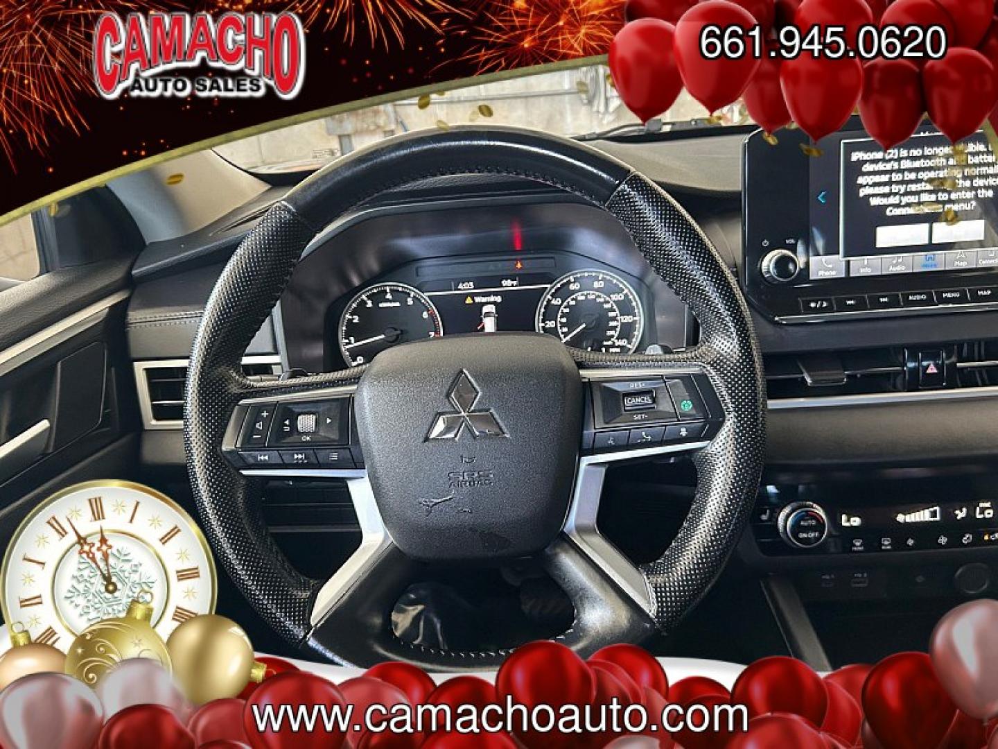 2024 Silver Mitsubishi Outlander (JA4J4VA84RZ) with an 4-Cyl 2.5 Liter engine, Automatic CVT transmission, located at 412 Auto Vista Drive, Palmdale, CA, 93551, (661) 945-0620, 34.592636, -118.136681- Photo#22
