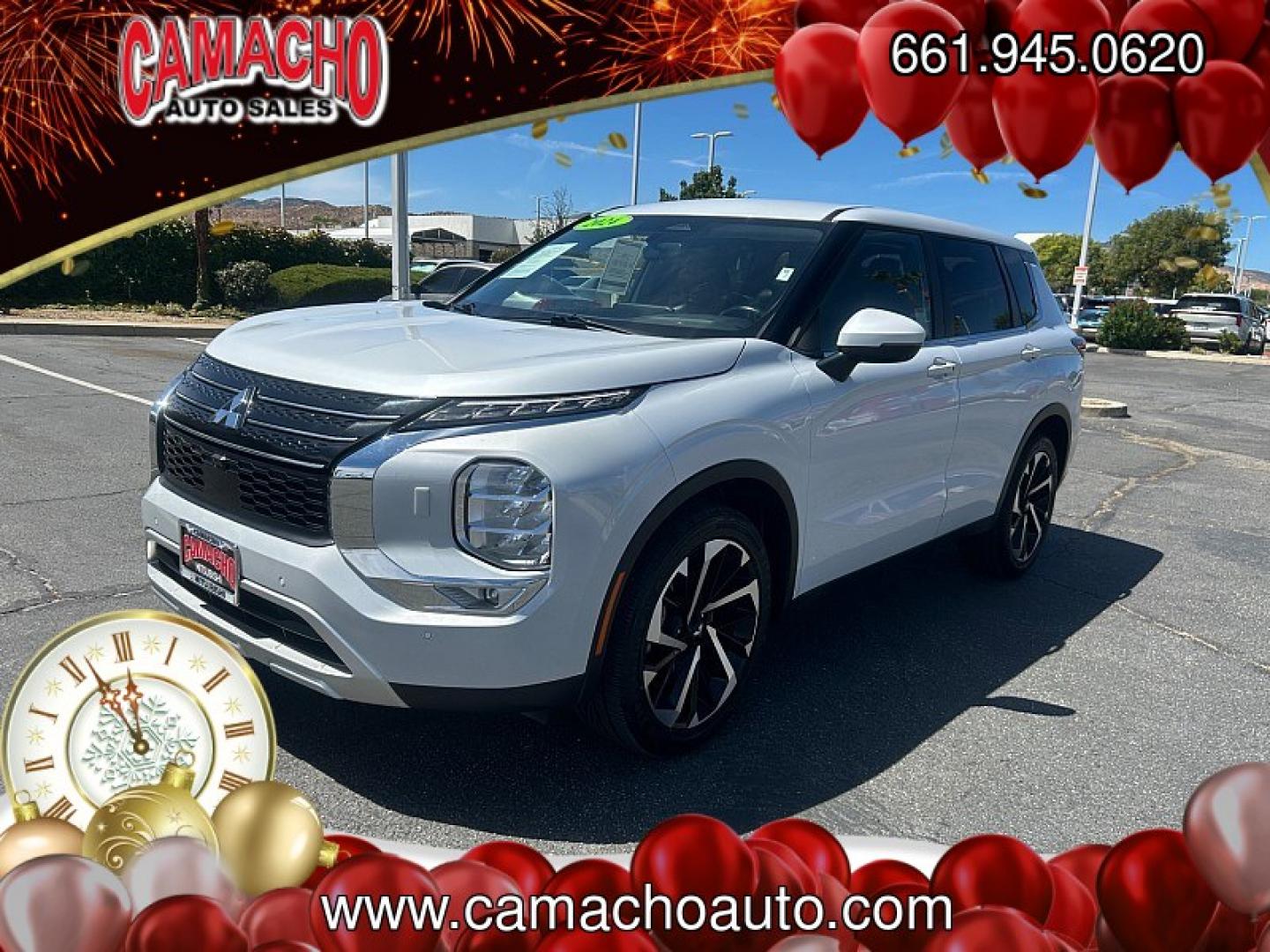 2024 White Mitsubishi Outlander (JA4J4VA82RZ) with an 4-Cyl 2.5 Liter engine, Automatic CVT transmission, located at 412 Auto Vista Drive, Palmdale, CA, 93551, (661) 945-0620, 34.592636, -118.136681- Photo#5