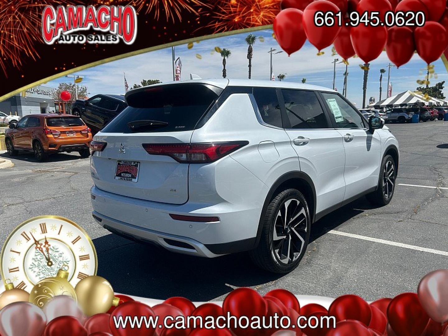 2024 White Mitsubishi Outlander (JA4J4VA82RZ) with an 4-Cyl 2.5 Liter engine, Automatic CVT transmission, located at 412 Auto Vista Drive, Palmdale, CA, 93551, (661) 945-0620, 34.592636, -118.136681- Photo#10