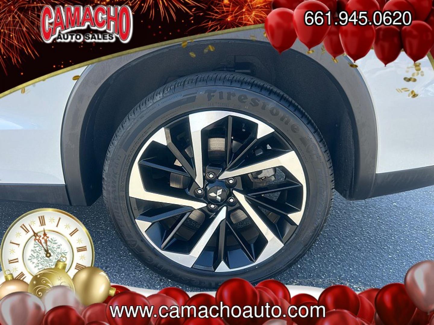 2024 White Mitsubishi Outlander (JA4J4VA82RZ) with an 4-Cyl 2.5 Liter engine, Automatic CVT transmission, located at 412 Auto Vista Drive, Palmdale, CA, 93551, (661) 945-0620, 34.592636, -118.136681- Photo#15