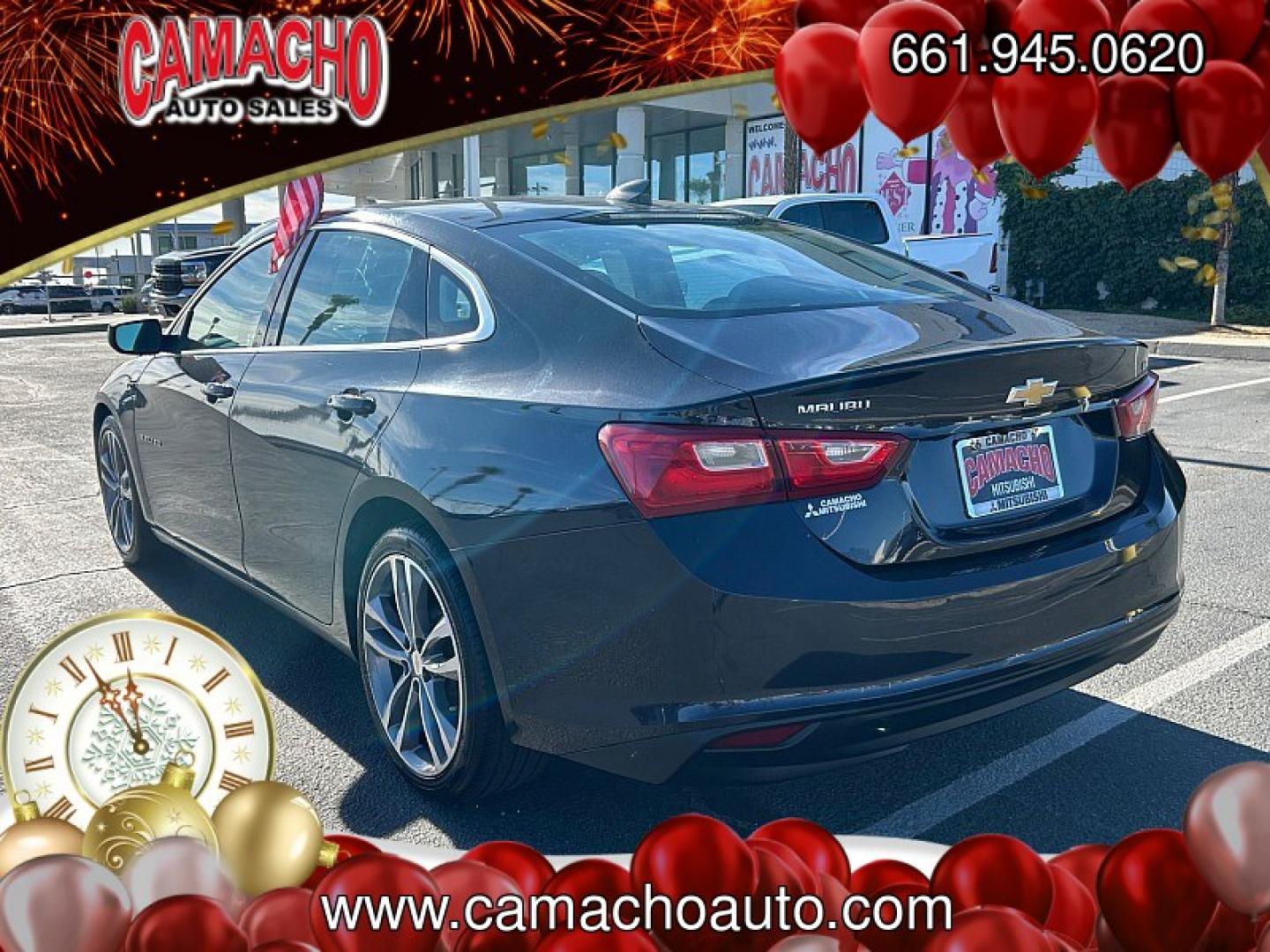 2023 Gray Chevrolet Malibu (1G1ZD5ST5PF) with an 4-Cyl Turbo 1.5 Liter engine, Automatic CVT transmission, located at 412 Auto Vista Drive, Palmdale, CA, 93551, (661) 945-0620, 34.592636, -118.136681- Photo#2