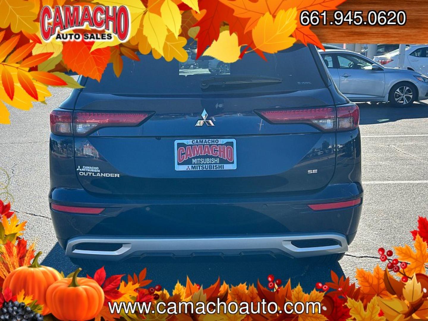2024 blue Mitsubishi Outlander (JA4J4VA8XRZ) with an 4-Cyl 2.5 Liter engine, Automatic CVT transmission, located at 412 Auto Vista Drive, Palmdale, CA, 93551, (661) 945-0620, 34.592636, -118.136681- Photo#1