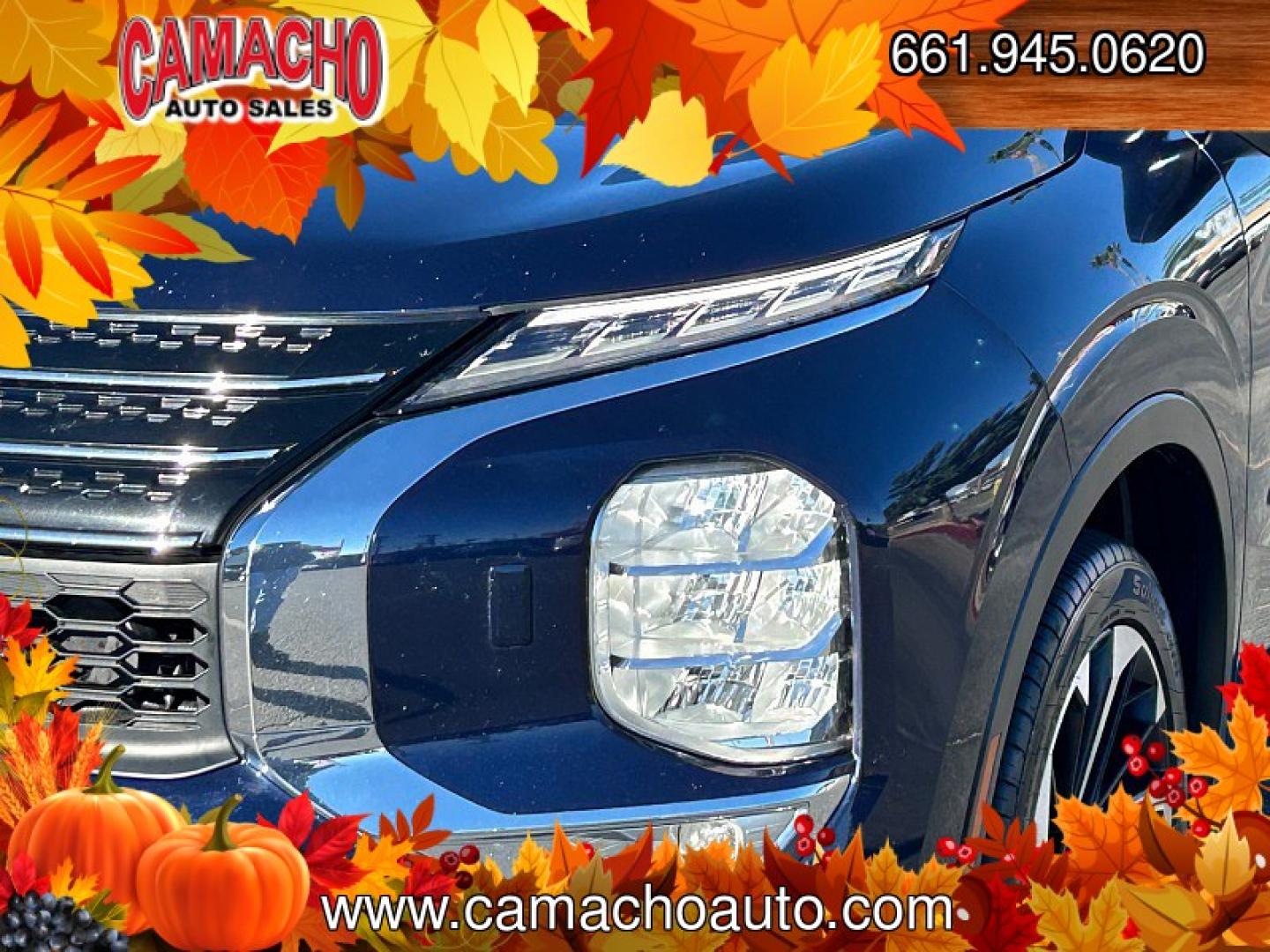 2024 blue Mitsubishi Outlander (JA4J4VA8XRZ) with an 4-Cyl 2.5 Liter engine, Automatic CVT transmission, located at 412 Auto Vista Drive, Palmdale, CA, 93551, (661) 945-0620, 34.592636, -118.136681- Photo#7