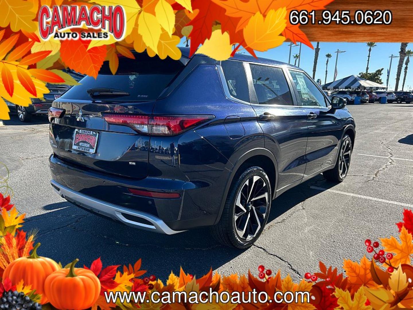 2024 blue Mitsubishi Outlander (JA4J4VA8XRZ) with an 4-Cyl 2.5 Liter engine, Automatic CVT transmission, located at 412 Auto Vista Drive, Palmdale, CA, 93551, (661) 945-0620, 34.592636, -118.136681- Photo#10