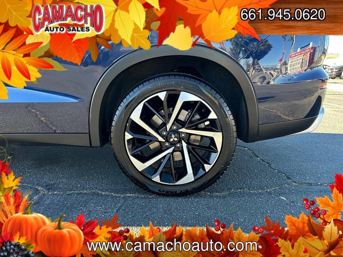 2024 blue Mitsubishi Outlander (JA4J4VA8XRZ) with an 4-Cyl 2.5 Liter engine, Automatic CVT transmission, located at 412 Auto Vista Drive, Palmdale, CA, 93551, (661) 945-0620, 34.592636, -118.136681- Photo#13