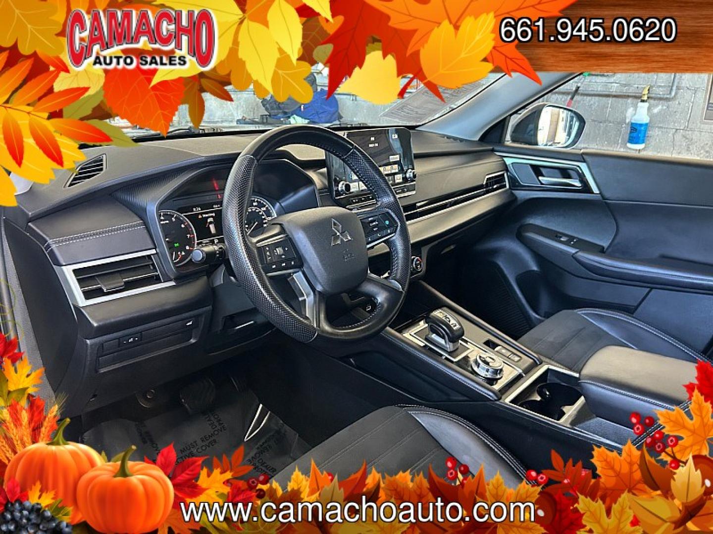 2024 blue Mitsubishi Outlander (JA4J4VA8XRZ) with an 4-Cyl 2.5 Liter engine, Automatic CVT transmission, located at 412 Auto Vista Drive, Palmdale, CA, 93551, (661) 945-0620, 34.592636, -118.136681- Photo#17