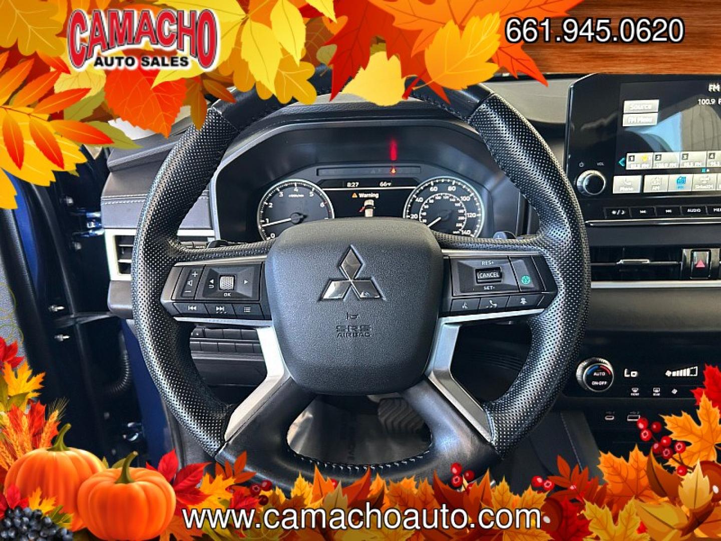 2024 blue Mitsubishi Outlander (JA4J4VA8XRZ) with an 4-Cyl 2.5 Liter engine, Automatic CVT transmission, located at 412 Auto Vista Drive, Palmdale, CA, 93551, (661) 945-0620, 34.592636, -118.136681- Photo#21