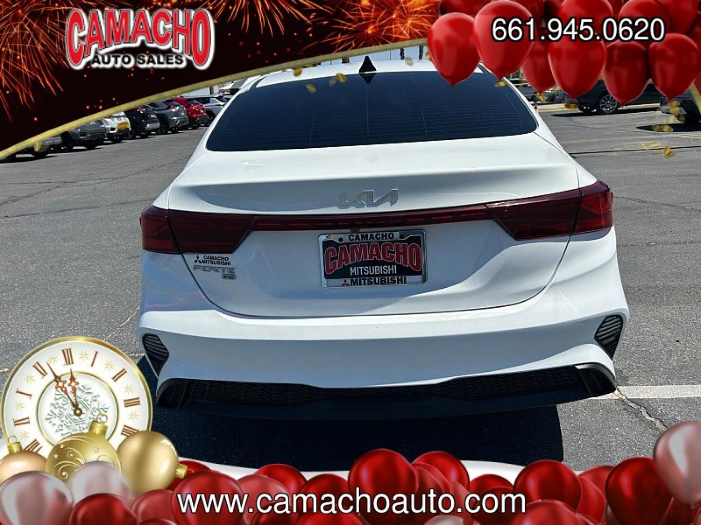 2023 White Kia Forte (3KPF24AD2PE) with an 4-Cyl 2.0 Liter engine, Automatic IVT transmission, located at 412 Auto Vista Drive, Palmdale, CA, 93551, (661) 945-0620, 34.592636, -118.136681- Photo#7
