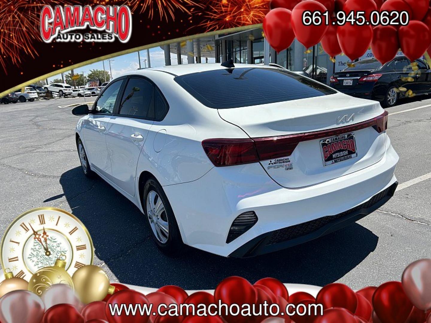 2023 White Kia Forte (3KPF24AD2PE) with an 4-Cyl 2.0 Liter engine, Automatic IVT transmission, located at 412 Auto Vista Drive, Palmdale, CA, 93551, (661) 945-0620, 34.592636, -118.136681- Photo#8