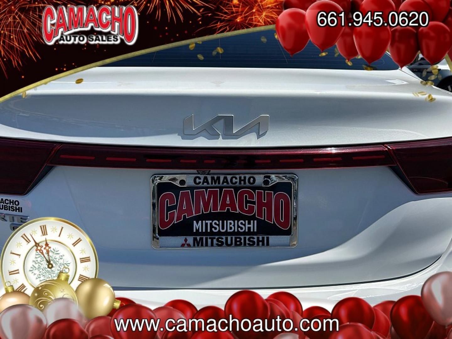 2023 White Kia Forte (3KPF24AD2PE) with an 4-Cyl 2.0 Liter engine, Automatic IVT transmission, located at 412 Auto Vista Drive, Palmdale, CA, 93551, (661) 945-0620, 34.592636, -118.136681- Photo#10