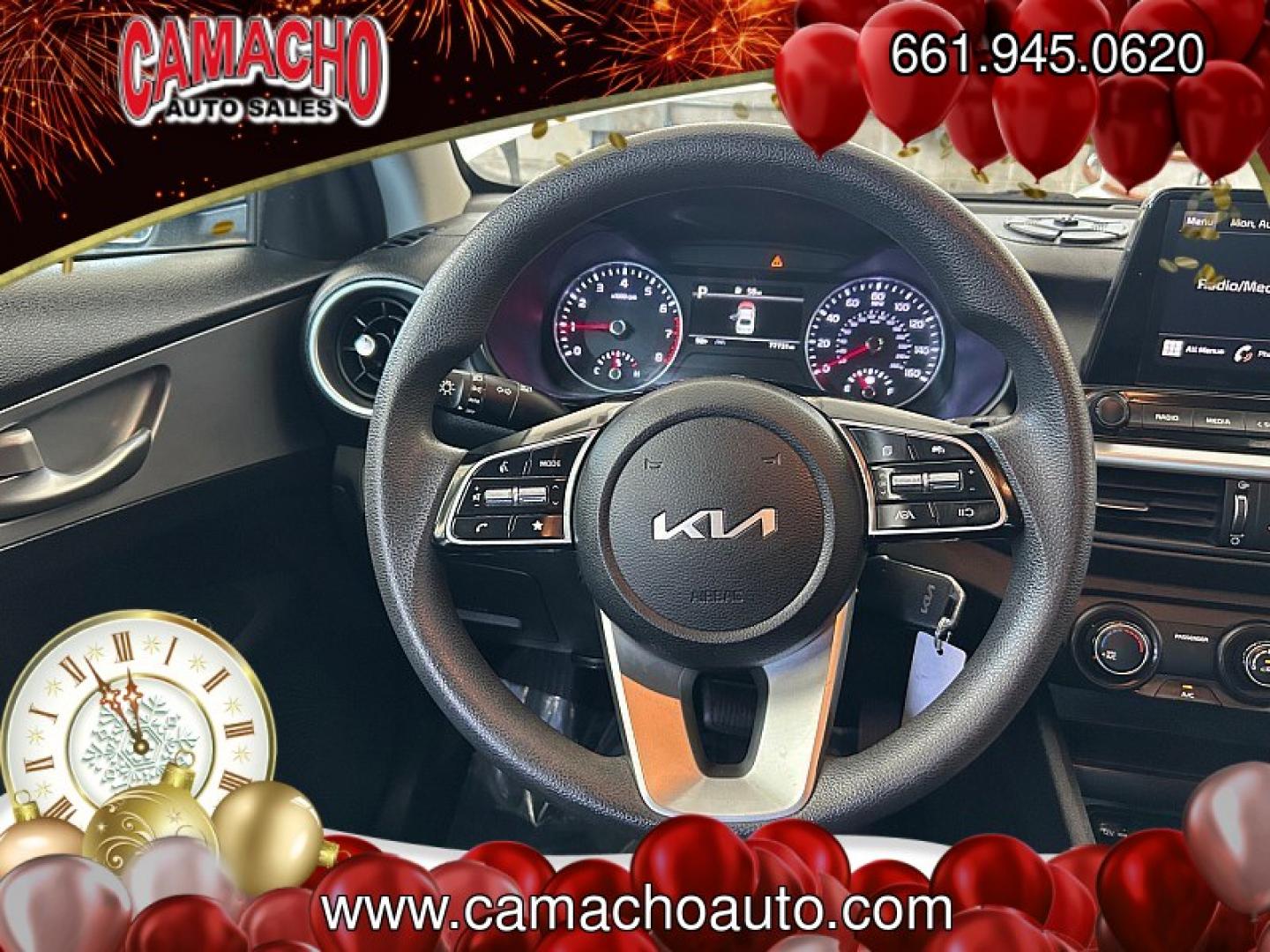 2023 White Kia Forte (3KPF24AD2PE) with an 4-Cyl 2.0 Liter engine, Automatic IVT transmission, located at 412 Auto Vista Drive, Palmdale, CA, 93551, (661) 945-0620, 34.592636, -118.136681- Photo#23