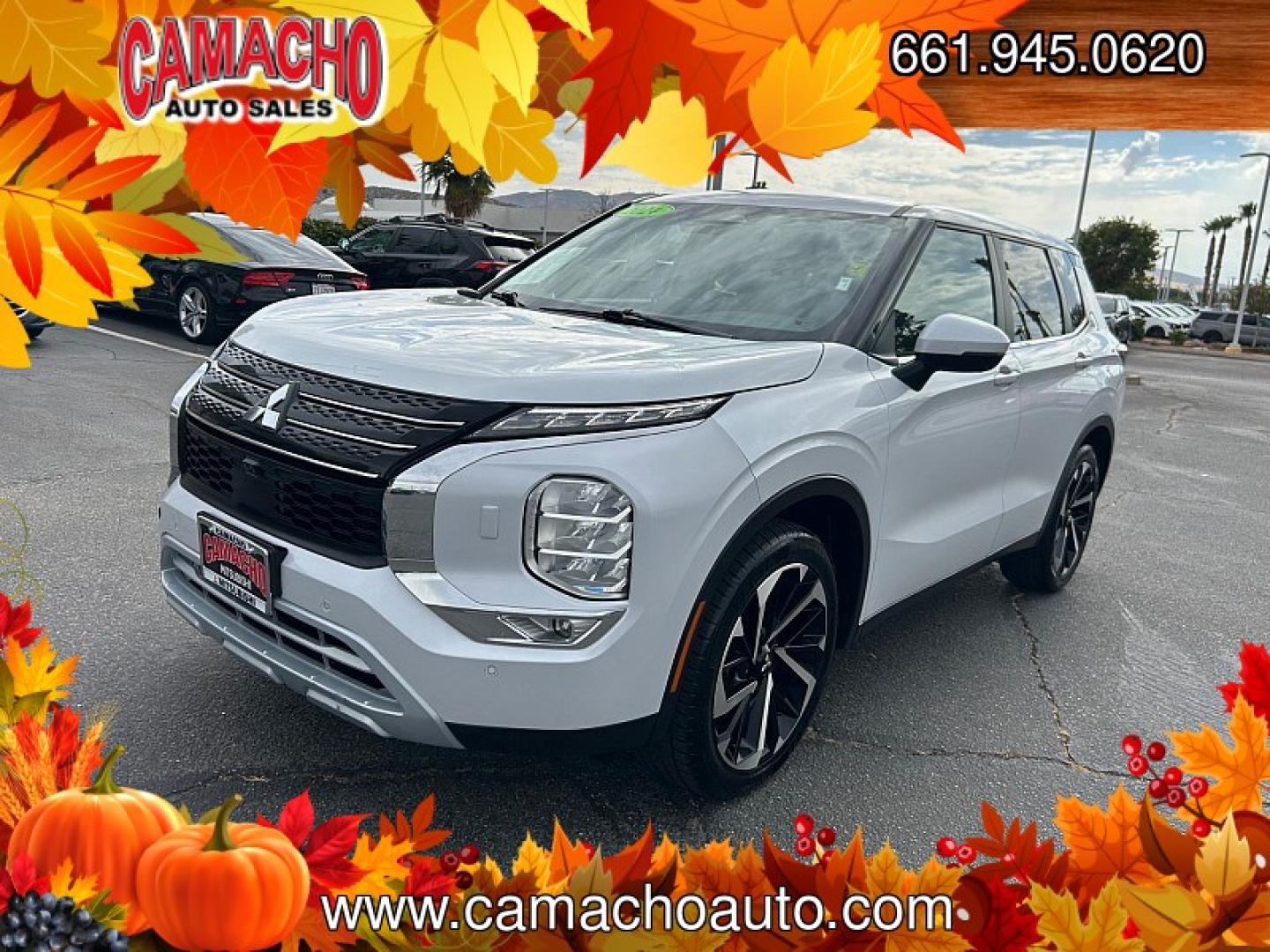 2024 White Mitsubishi Outlander (JA4J4VA87RZ) with an 4-Cyl 2.5 Liter engine, Automatic CVT transmission, located at 412 Auto Vista Drive, Palmdale, CA, 93551, (661) 945-0620, 34.592636, -118.136681- Photo#3
