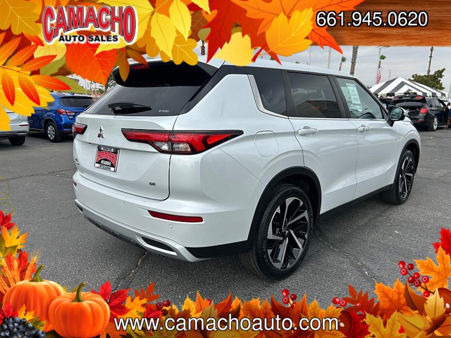 2024 White Mitsubishi Outlander (JA4J4VA87RZ) with an 4-Cyl 2.5 Liter engine, Automatic CVT transmission, located at 412 Auto Vista Drive, Palmdale, CA, 93551, (661) 945-0620, 34.592636, -118.136681- Photo#7