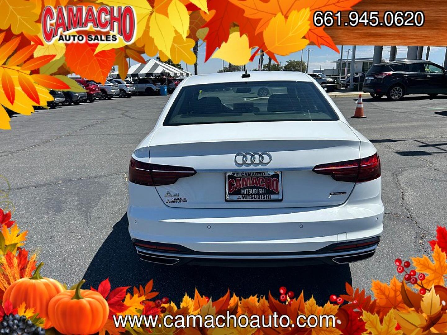 2023 White Audi A4 Sedan (WAUEAAF41PN) with an 4-Cyl Turbo 2.0L Hybrid engine, Automatic 7-Spd S tronic Dual-Clutch transmission, located at 412 Auto Vista Drive, Palmdale, CA, 93551, (661) 945-0620, 34.592636, -118.136681- Photo#7