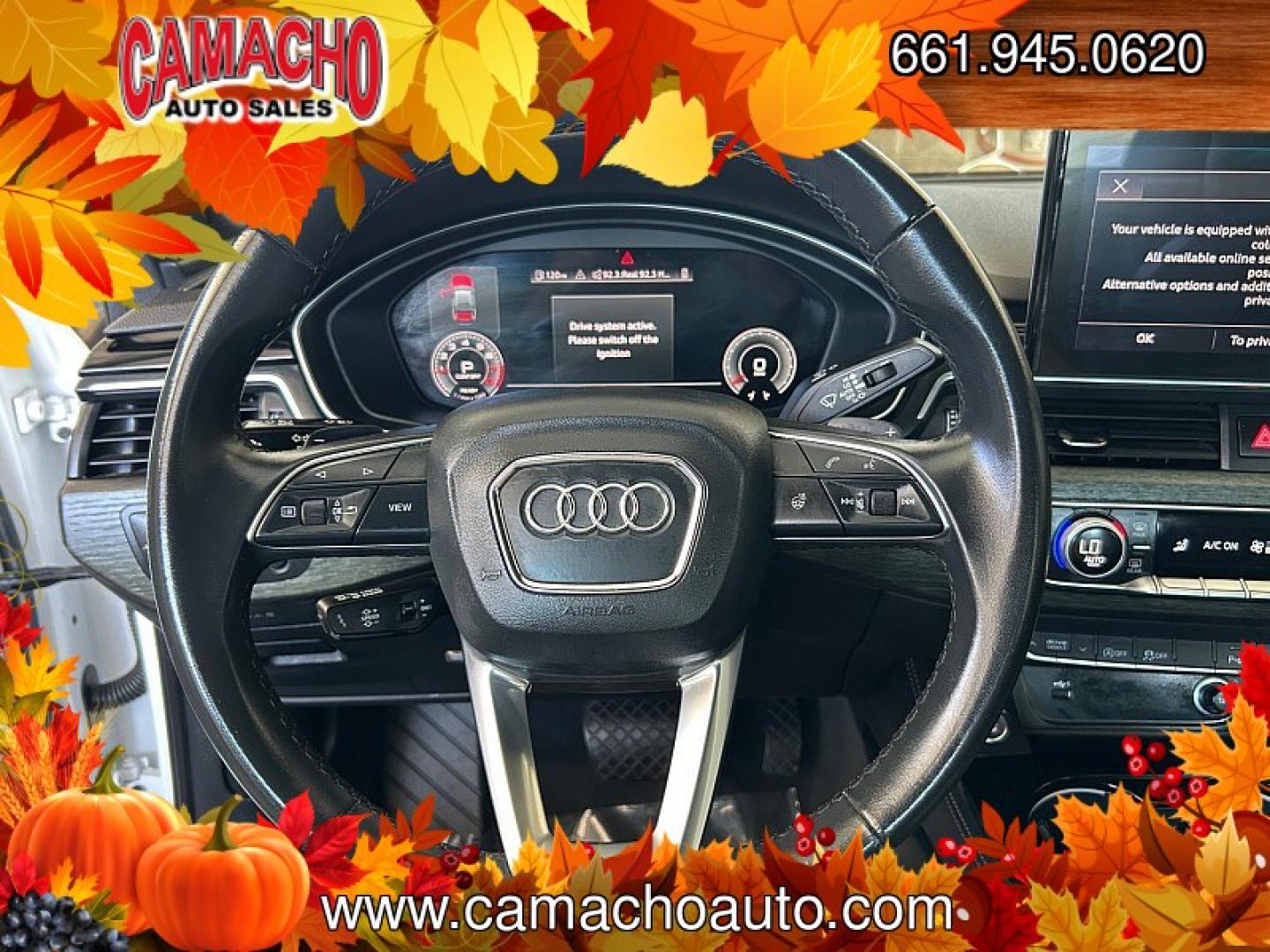 2023 White Audi A4 Sedan (WAUEAAF41PN) with an 4-Cyl Turbo 2.0L Hybrid engine, Automatic 7-Spd S tronic Dual-Clutch transmission, located at 412 Auto Vista Drive, Palmdale, CA, 93551, (661) 945-0620, 34.592636, -118.136681- Photo#21
