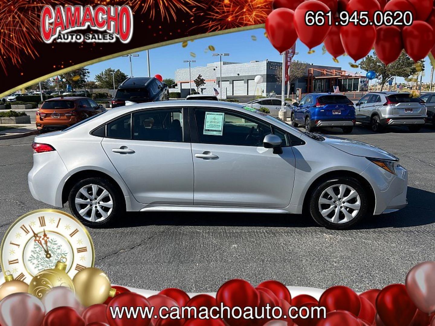 2024 Silver Toyota Corolla (5YFB4MDE0RP) with an 4-Cyl 2.0 Liter engine, Automatic CVT transmission, located at 412 Auto Vista Drive, Palmdale, CA, 93551, (661) 945-0620, 34.592636, -118.136681- Photo#5