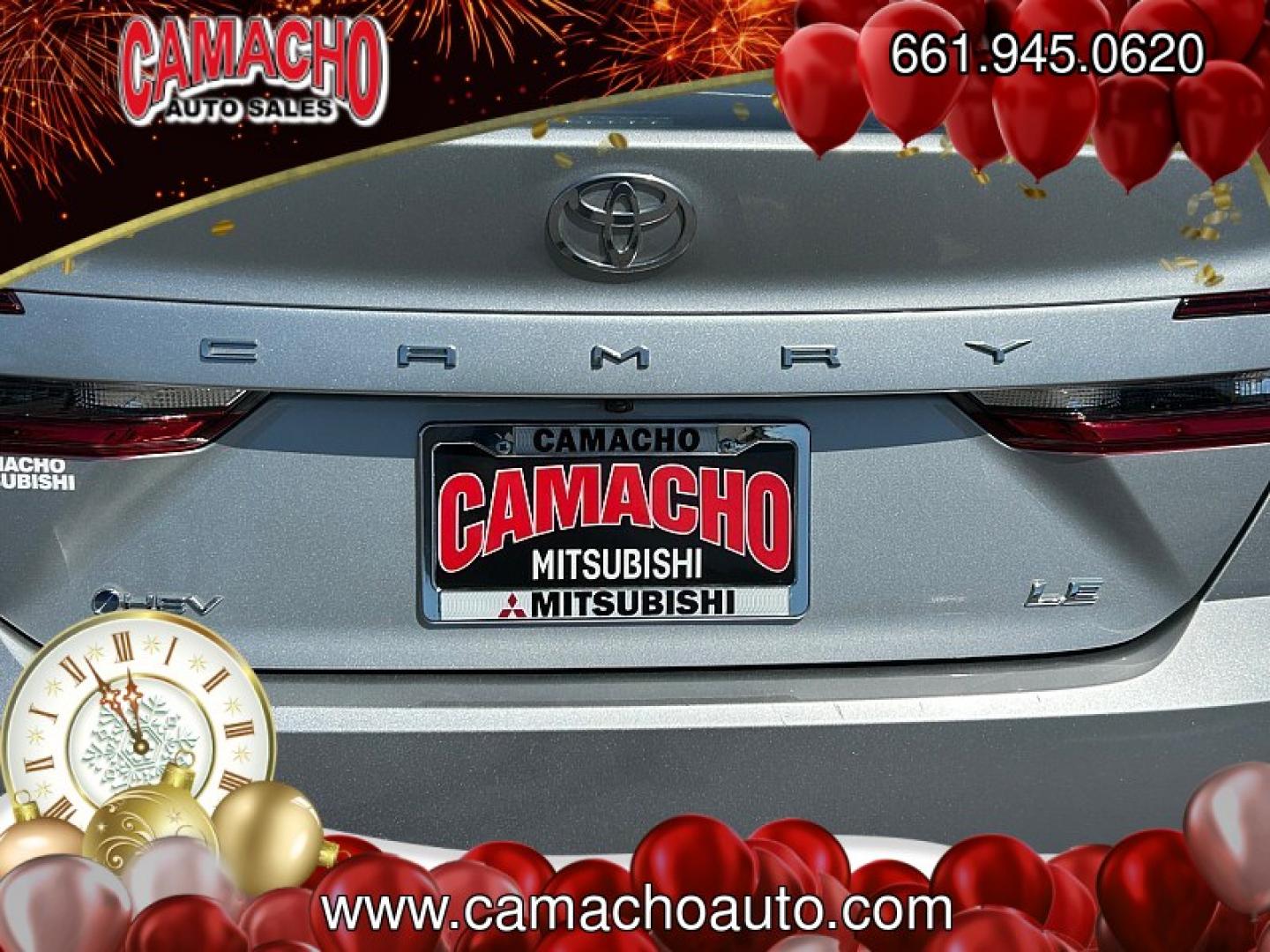 2025 Silver Toyota Camry (4T1DAACK1SU) with an 4-Cyl Hybrid 2.5 Liter engine, Automatic CVT transmission, located at 412 Auto Vista Drive, Palmdale, CA, 93551, (661) 945-0620, 34.592636, -118.136681- Photo#15