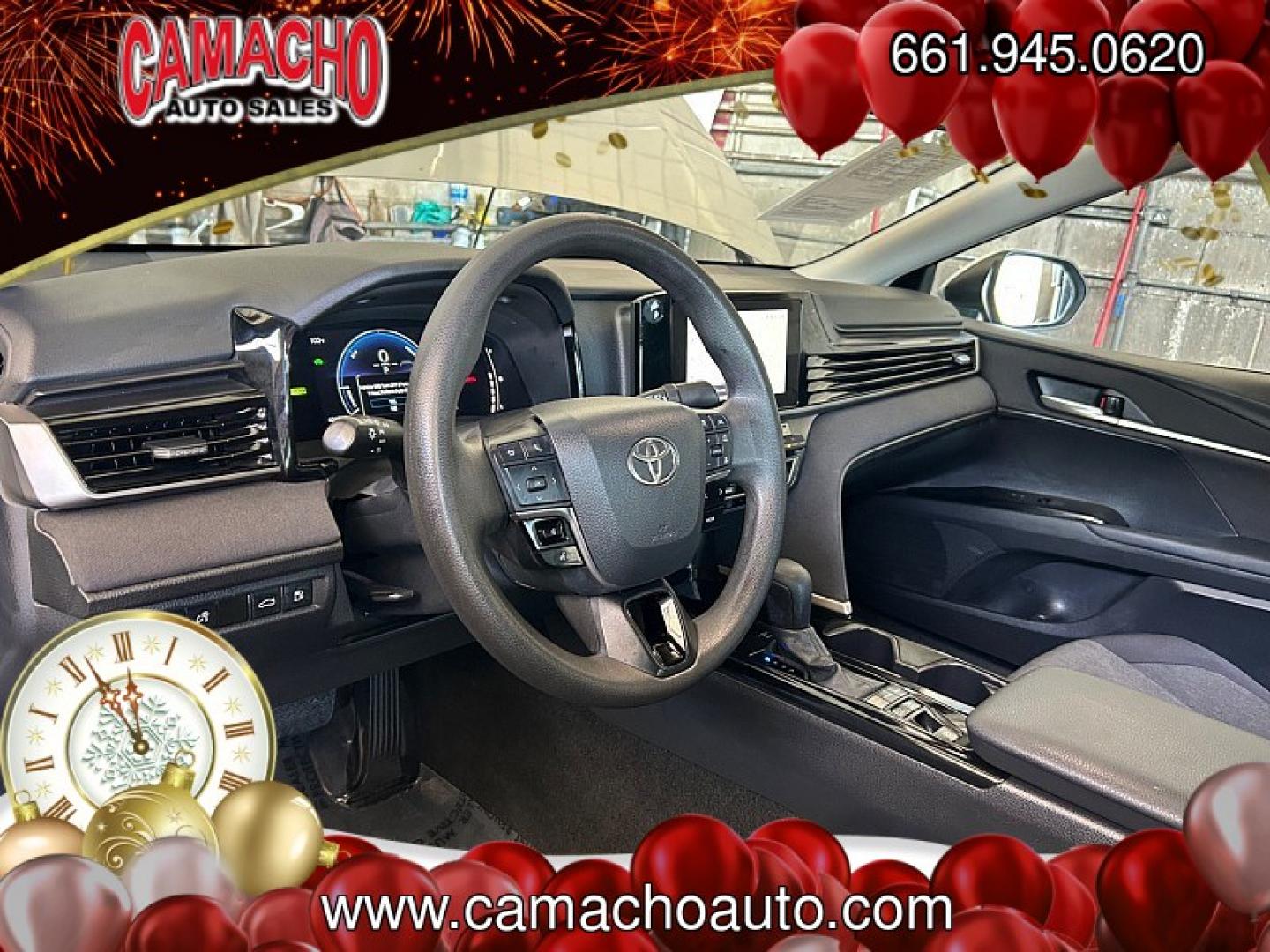 2025 Silver Toyota Camry (4T1DAACK1SU) with an 4-Cyl Hybrid 2.5 Liter engine, Automatic CVT transmission, located at 412 Auto Vista Drive, Palmdale, CA, 93551, (661) 945-0620, 34.592636, -118.136681- Photo#17