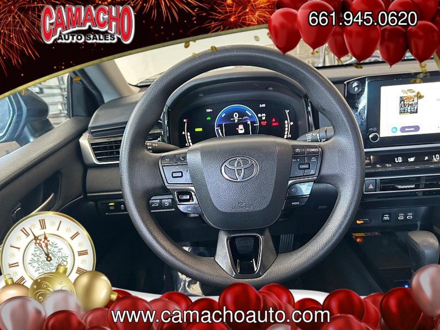 2025 Silver Toyota Camry (4T1DAACK1SU) with an 4-Cyl Hybrid 2.5 Liter engine, Automatic CVT transmission, located at 412 Auto Vista Drive, Palmdale, CA, 93551, (661) 945-0620, 34.592636, -118.136681- Photo#21