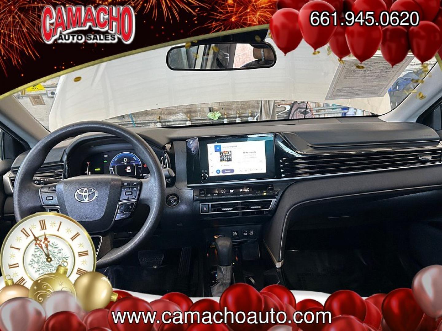 2025 Silver Toyota Camry (4T1DAACK1SU) with an 4-Cyl Hybrid 2.5 Liter engine, Automatic CVT transmission, located at 412 Auto Vista Drive, Palmdale, CA, 93551, (661) 945-0620, 34.592636, -118.136681- Photo#22