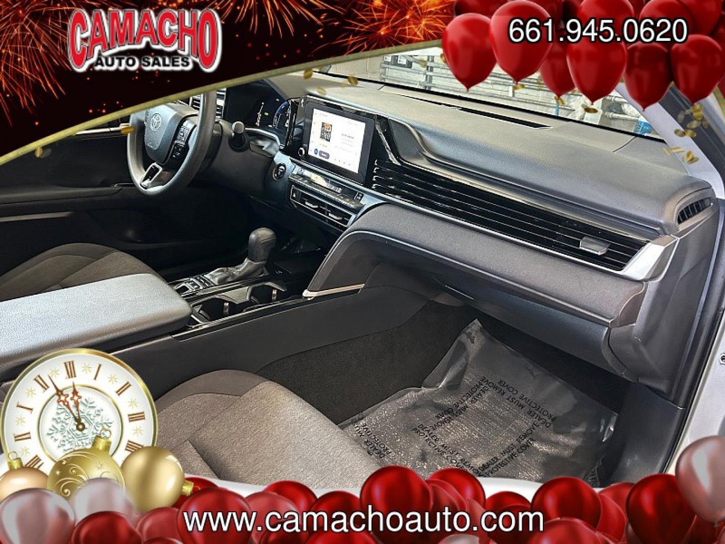 2025 Silver Toyota Camry (4T1DAACK1SU) with an 4-Cyl Hybrid 2.5 Liter engine, Automatic CVT transmission, located at 412 Auto Vista Drive, Palmdale, CA, 93551, (661) 945-0620, 34.592636, -118.136681- Photo#26