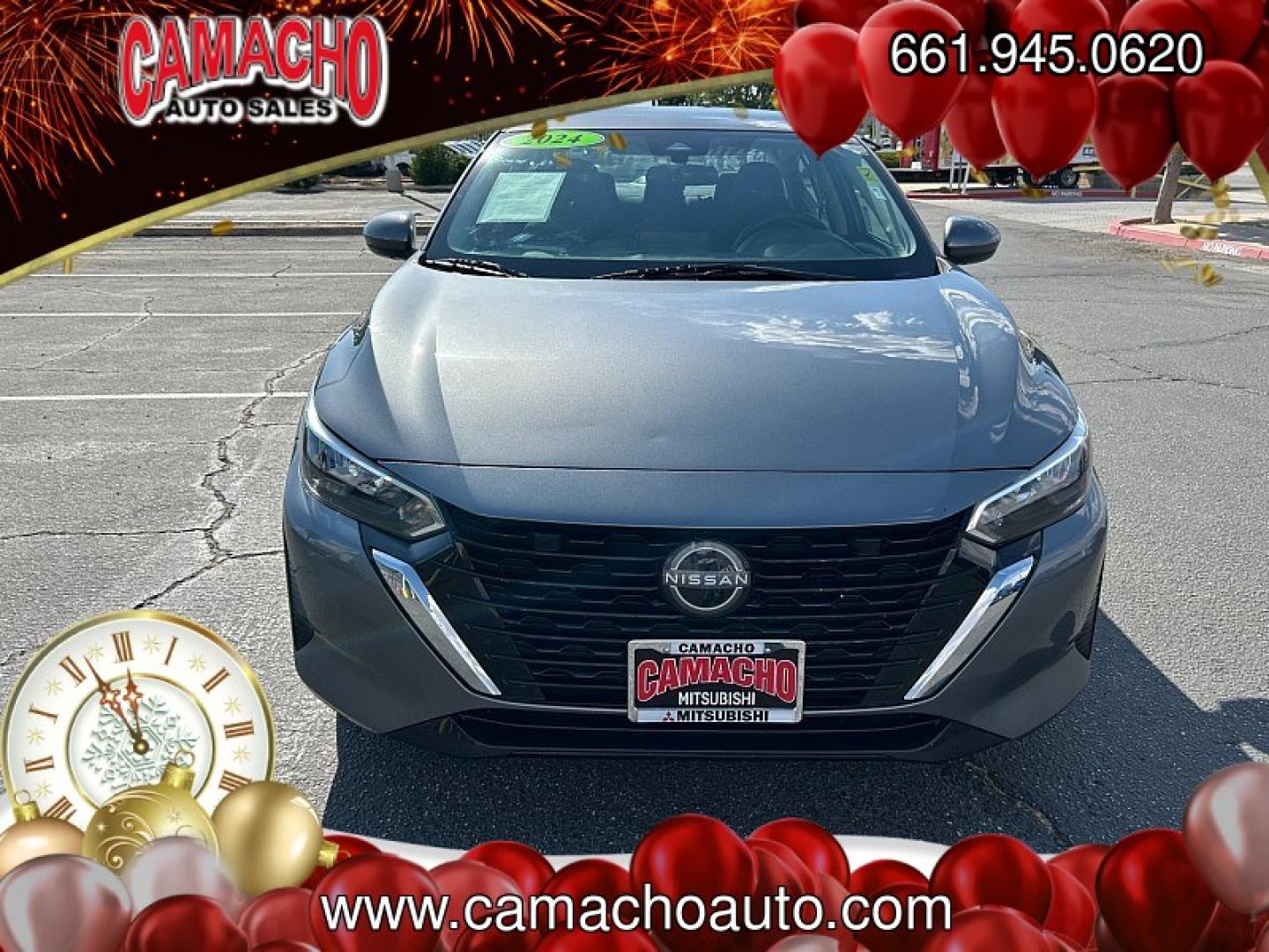2024 Gray Nissan Sentra (3N1AB8CV6RY) with an 4-Cyl 2.0 Liter engine, Automatic CVT w/Xtronic transmission, located at 412 Auto Vista Drive, Palmdale, CA, 93551, (661) 945-0620, 34.592636, -118.136681- Photo#1