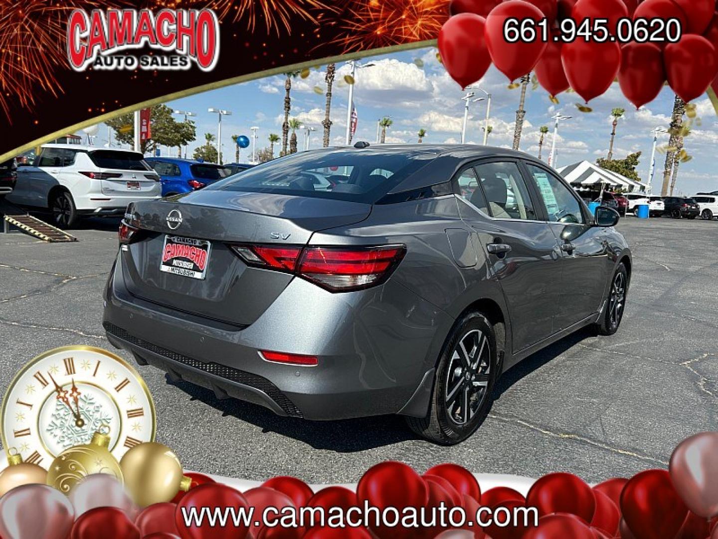2024 Gray Nissan Sentra (3N1AB8CV6RY) with an 4-Cyl 2.0 Liter engine, Automatic CVT w/Xtronic transmission, located at 412 Auto Vista Drive, Palmdale, CA, 93551, (661) 945-0620, 34.592636, -118.136681- Photo#3