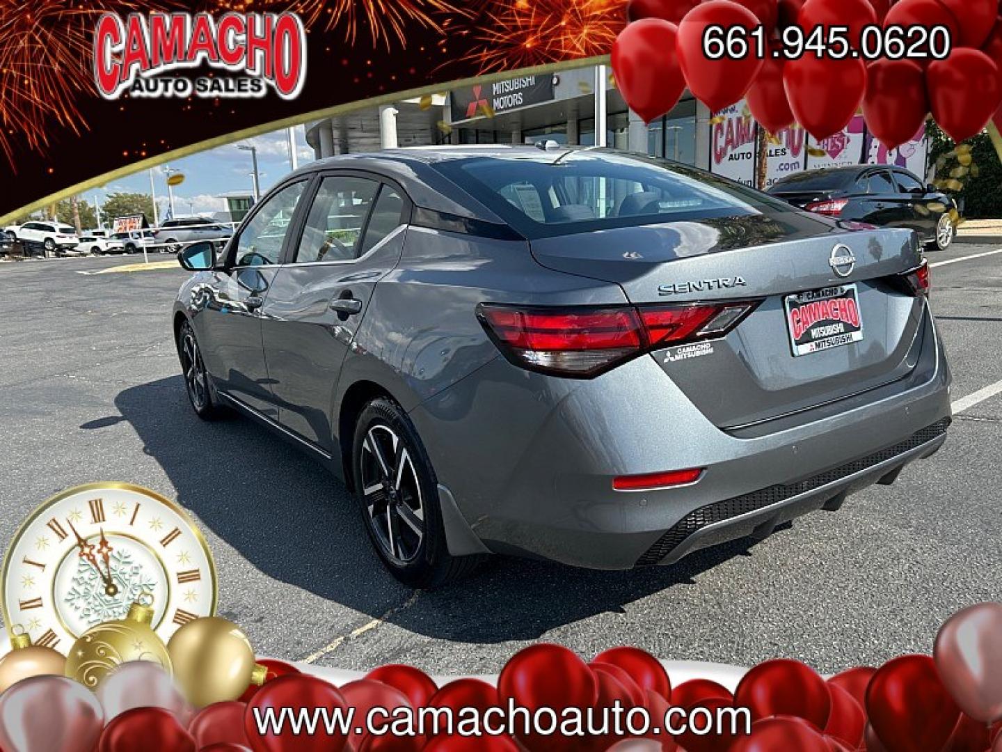 2024 Gray Nissan Sentra (3N1AB8CV6RY) with an 4-Cyl 2.0 Liter engine, Automatic CVT w/Xtronic transmission, located at 412 Auto Vista Drive, Palmdale, CA, 93551, (661) 945-0620, 34.592636, -118.136681- Photo#5
