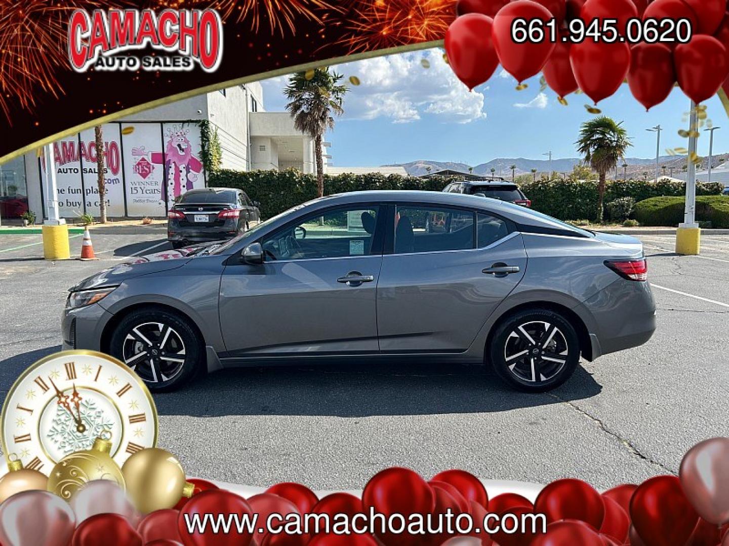 2024 Gray Nissan Sentra (3N1AB8CV6RY) with an 4-Cyl 2.0 Liter engine, Automatic CVT w/Xtronic transmission, located at 412 Auto Vista Drive, Palmdale, CA, 93551, (661) 945-0620, 34.592636, -118.136681- Photo#6