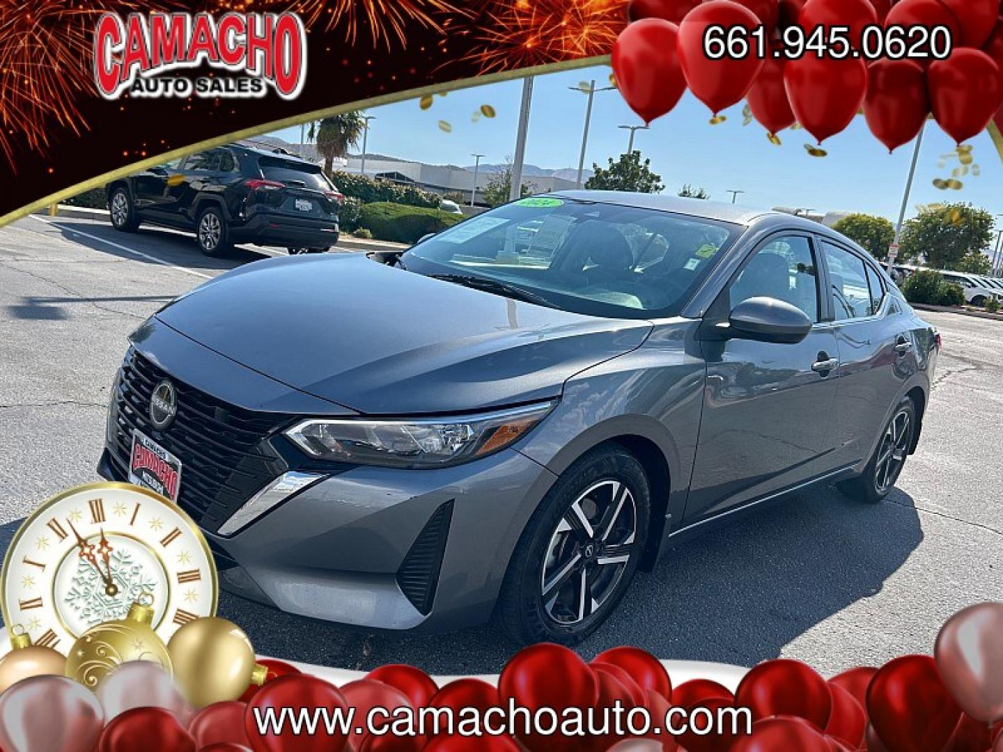 2024 Gray Nissan Sentra (3N1AB8CV6RY) with an 4-Cyl 2.0 Liter engine, Automatic CVT w/Xtronic transmission, located at 412 Auto Vista Drive, Palmdale, CA, 93551, (661) 945-0620, 34.592636, -118.136681- Photo#7