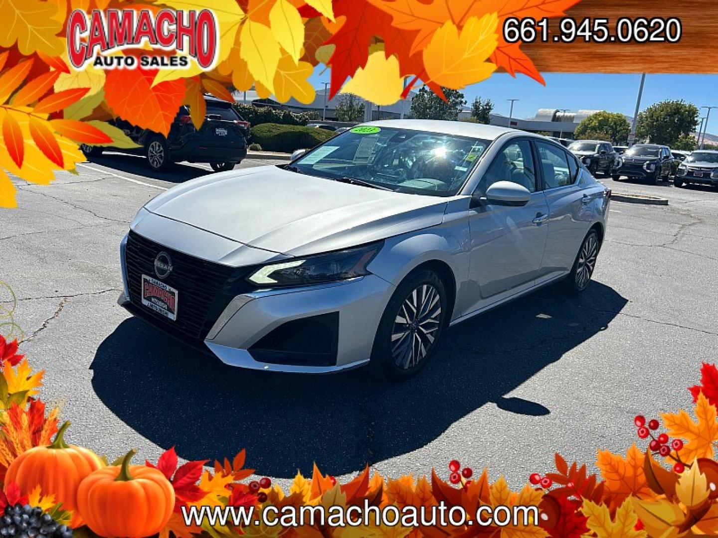 2023 Silver Nissan Altima (1N4BL4DV5PN) with an 4-Cyl 2.5 Liter engine, Automatic Xtronic CVT transmission, located at 412 Auto Vista Drive, Palmdale, CA, 93551, (661) 945-0620, 34.592636, -118.136681- Photo#2