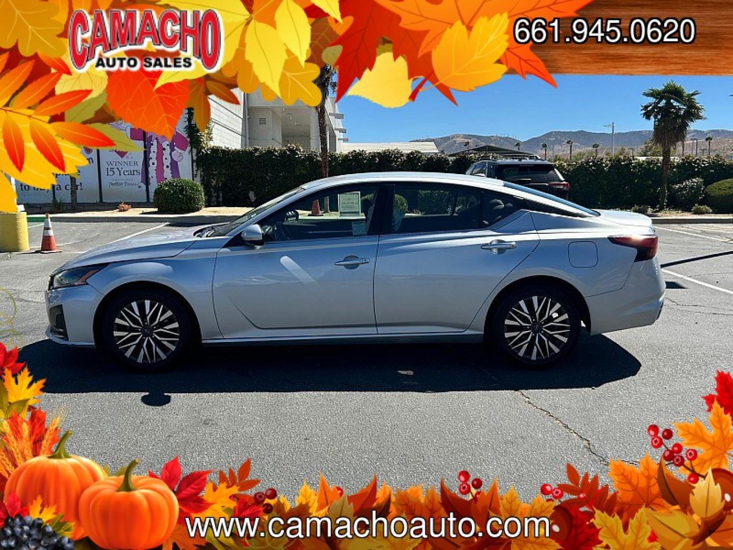 2023 Silver Nissan Altima (1N4BL4DV5PN) with an 4-Cyl 2.5 Liter engine, Automatic Xtronic CVT transmission, located at 412 Auto Vista Drive, Palmdale, CA, 93551, (661) 945-0620, 34.592636, -118.136681- Photo#3
