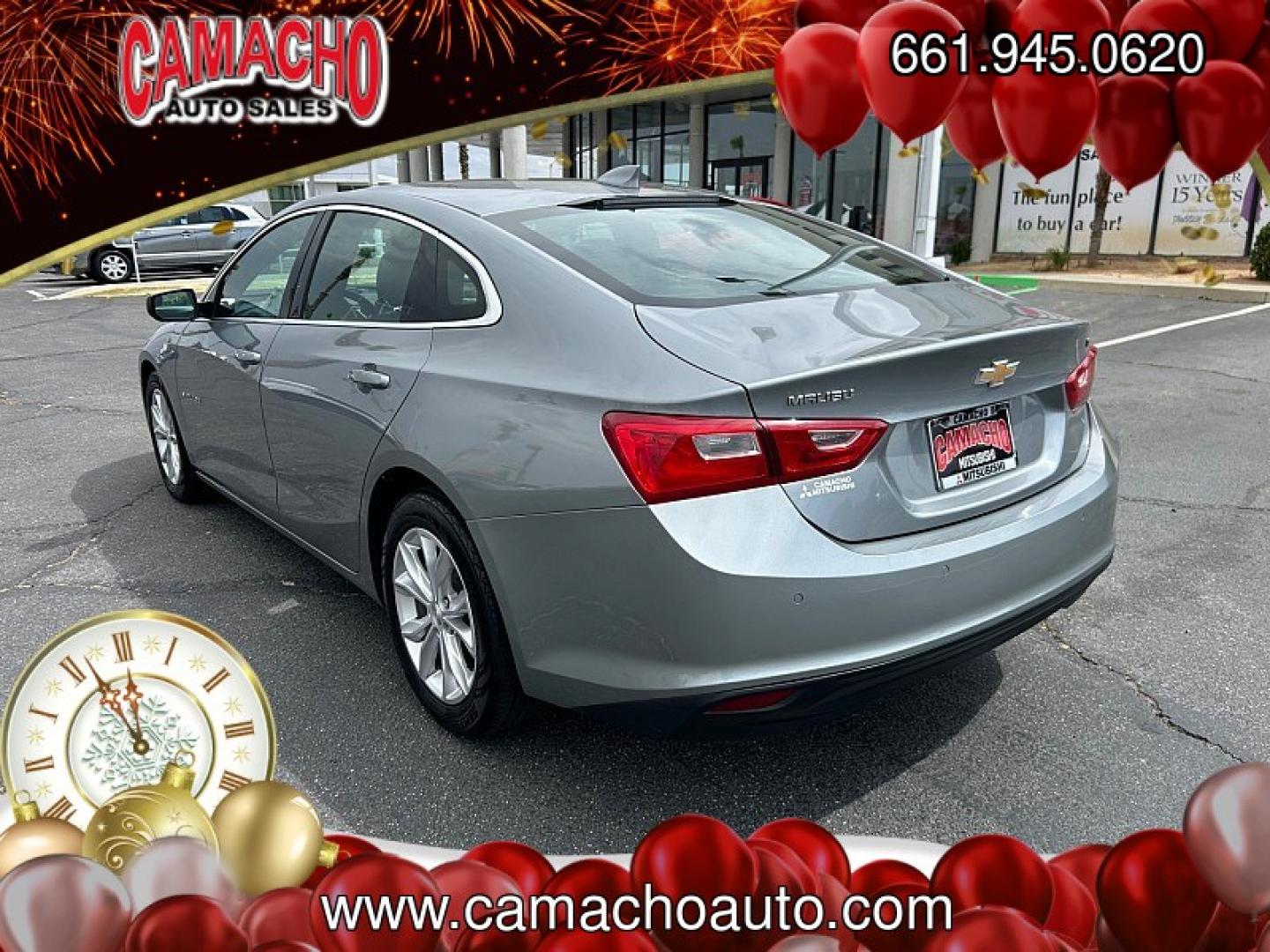 2024 Gray Chevrolet Malibu (1G1ZD5ST3RF) with an 4-Cyl Turbo 1.5 Liter engine, Automatic CVT transmission, located at 412 Auto Vista Drive, Palmdale, CA, 93551, (661) 945-0620, 34.592636, -118.136681- Photo#3