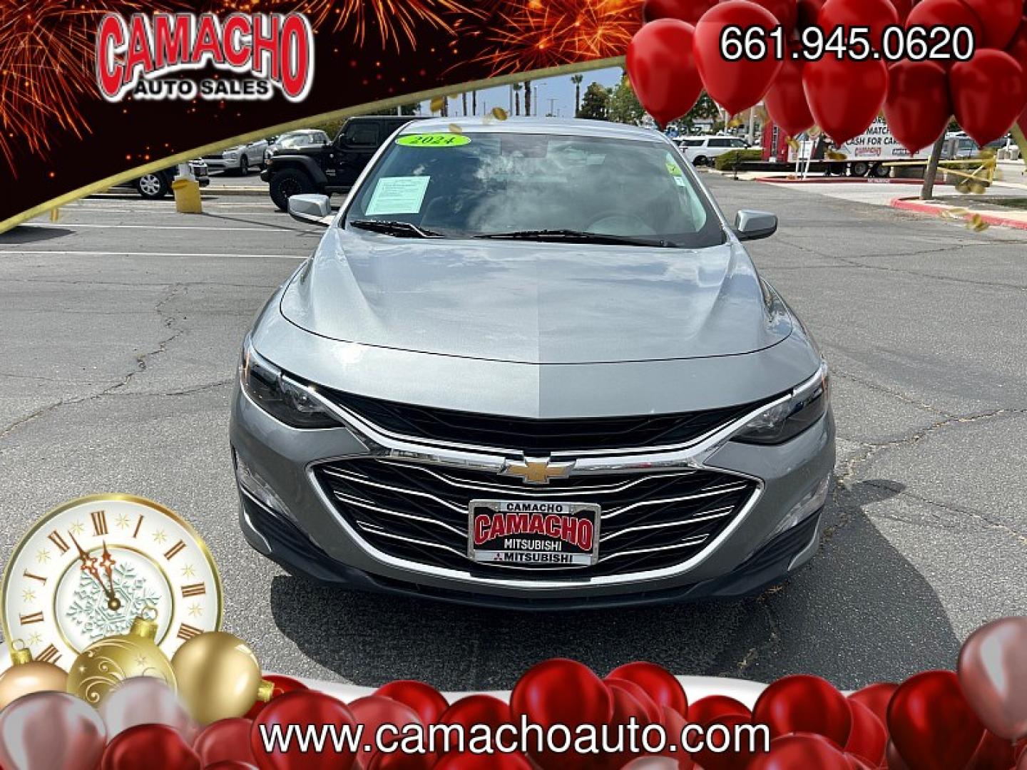 2024 Gray Chevrolet Malibu (1G1ZD5ST3RF) with an 4-Cyl Turbo 1.5 Liter engine, Automatic CVT transmission, located at 412 Auto Vista Drive, Palmdale, CA, 93551, (661) 945-0620, 34.592636, -118.136681- Photo#6