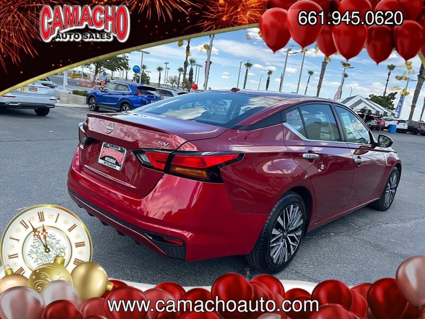 2024 Red Nissan Altima (1N4BL4DV7RN) with an 4-Cyl 2.5 Liter engine, Automatic Xtronic CVT transmission, located at 412 Auto Vista Drive, Palmdale, CA, 93551, (661) 945-0620, 34.592636, -118.136681- Photo#6