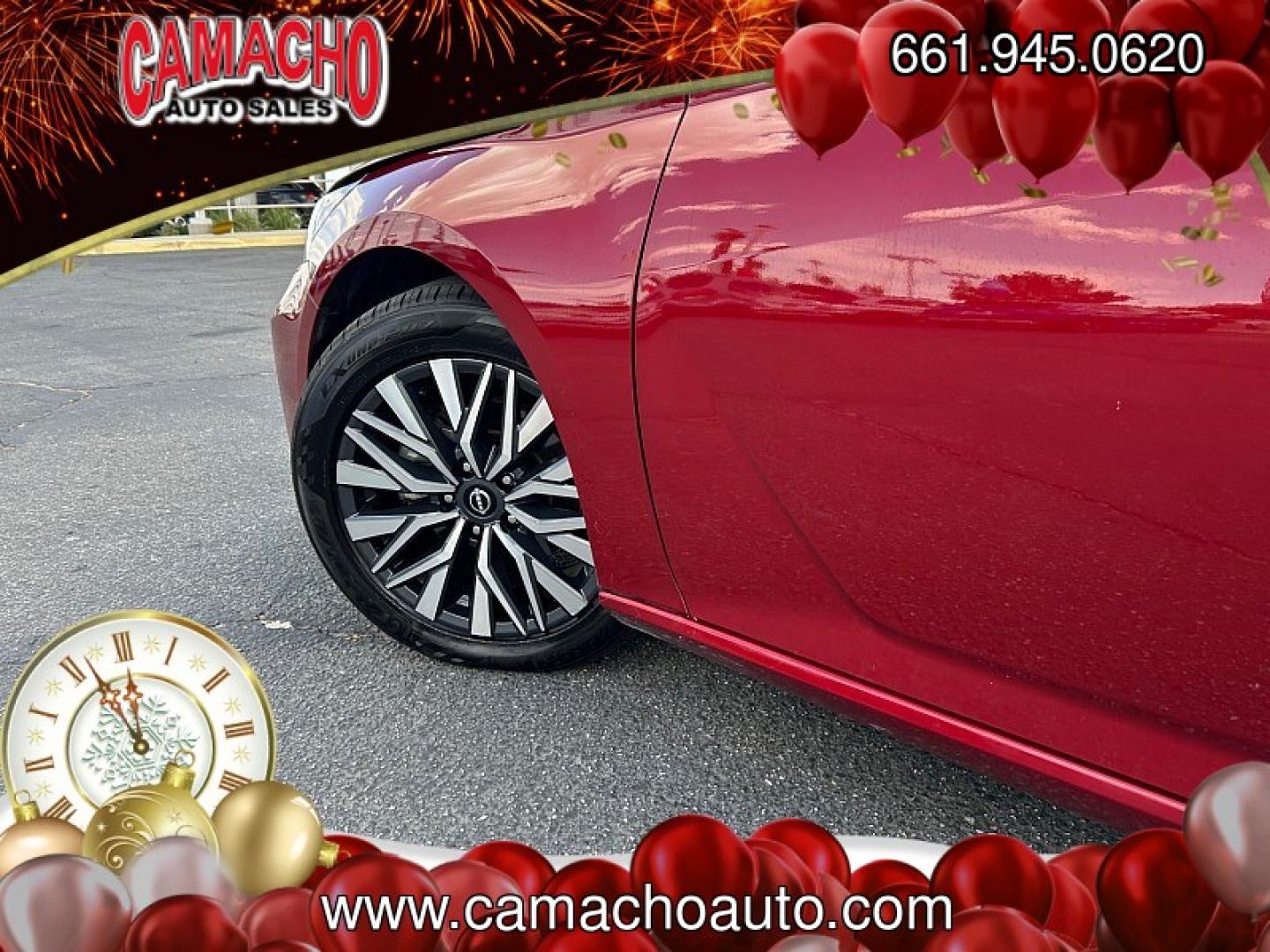 2024 Red Nissan Altima (1N4BL4DV7RN) with an 4-Cyl 2.5 Liter engine, Automatic Xtronic CVT transmission, located at 412 Auto Vista Drive, Palmdale, CA, 93551, (661) 945-0620, 34.592636, -118.136681- Photo#10