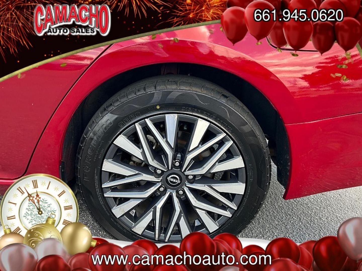 2024 Red Nissan Altima (1N4BL4DV7RN) with an 4-Cyl 2.5 Liter engine, Automatic Xtronic CVT transmission, located at 412 Auto Vista Drive, Palmdale, CA, 93551, (661) 945-0620, 34.592636, -118.136681- Photo#13