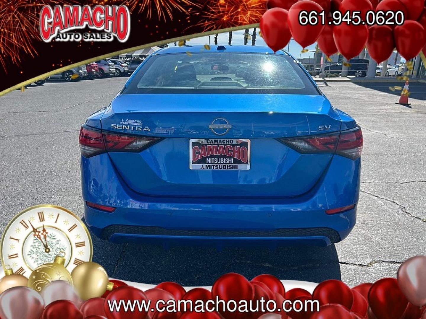 2024 Blue Nissan Sentra (3N1AB8CV9RY) with an 4-Cyl 2.0 Liter engine, Automatic CVT w/Xtronic transmission, located at 412 Auto Vista Drive, Palmdale, CA, 93551, (661) 945-0620, 34.592636, -118.136681- Photo#5