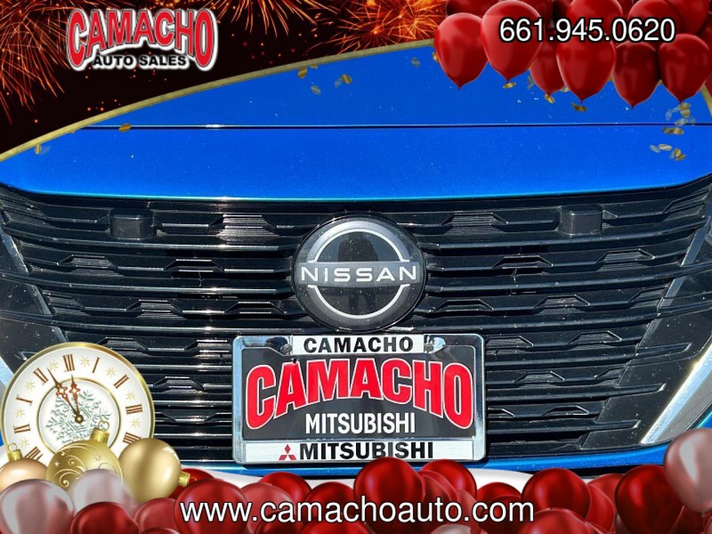 2024 Blue Nissan Sentra (3N1AB8CV9RY) with an 4-Cyl 2.0 Liter engine, Automatic CVT w/Xtronic transmission, located at 412 Auto Vista Drive, Palmdale, CA, 93551, (661) 945-0620, 34.592636, -118.136681- Photo#8