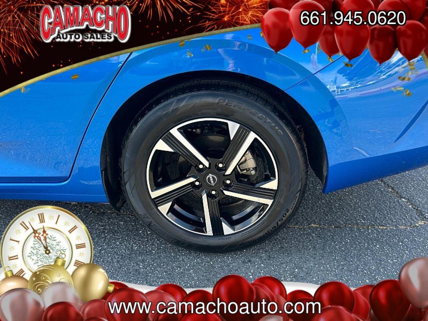2024 Blue Nissan Sentra (3N1AB8CV9RY) with an 4-Cyl 2.0 Liter engine, Automatic CVT w/Xtronic transmission, located at 412 Auto Vista Drive, Palmdale, CA, 93551, (661) 945-0620, 34.592636, -118.136681- Photo#11