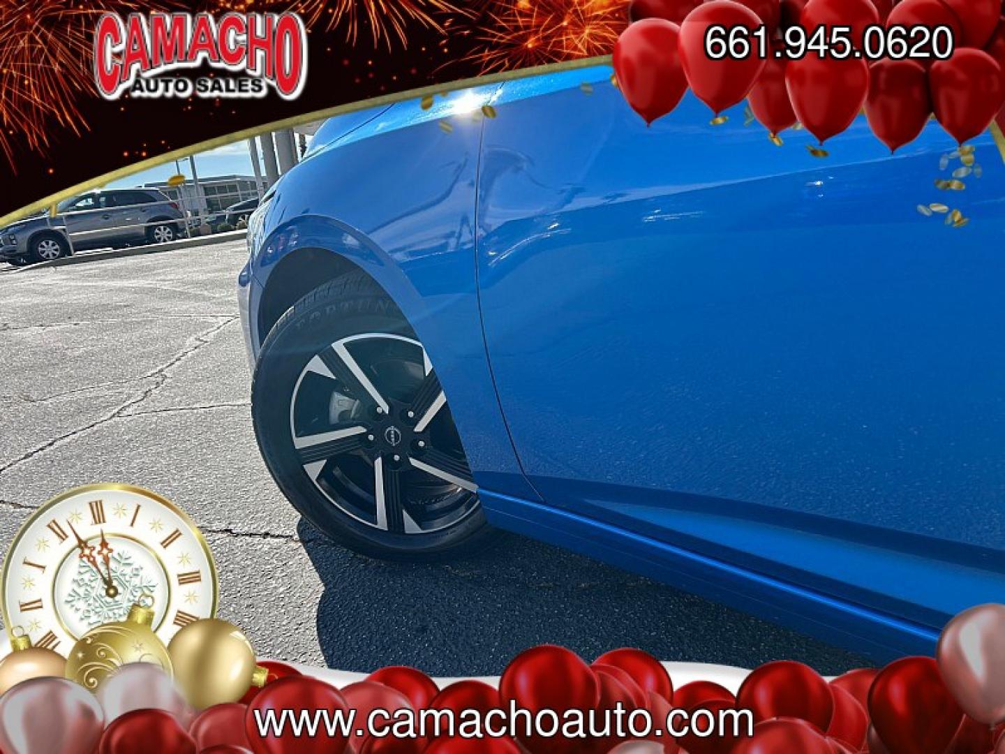 2024 Blue Nissan Sentra (3N1AB8CV9RY) with an 4-Cyl 2.0 Liter engine, Automatic CVT w/Xtronic transmission, located at 412 Auto Vista Drive, Palmdale, CA, 93551, (661) 945-0620, 34.592636, -118.136681- Photo#14
