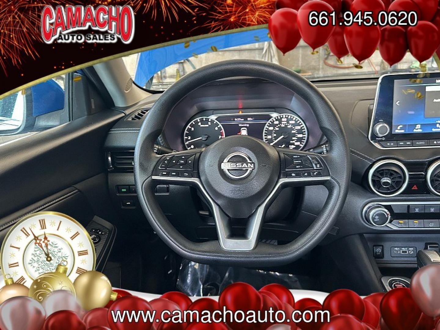2024 Blue Nissan Sentra (3N1AB8CV9RY) with an 4-Cyl 2.0 Liter engine, Automatic CVT w/Xtronic transmission, located at 412 Auto Vista Drive, Palmdale, CA, 93551, (661) 945-0620, 34.592636, -118.136681- Photo#19