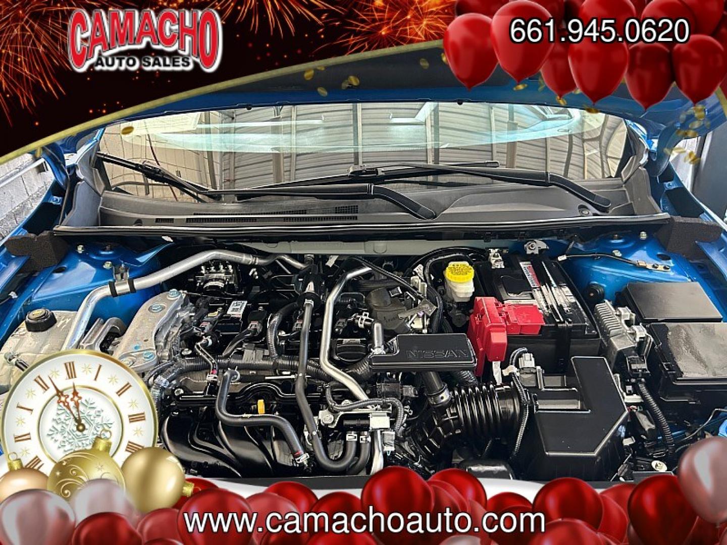2024 Blue Nissan Sentra (3N1AB8CV9RY) with an 4-Cyl 2.0 Liter engine, Automatic CVT w/Xtronic transmission, located at 412 Auto Vista Drive, Palmdale, CA, 93551, (661) 945-0620, 34.592636, -118.136681- Photo#26