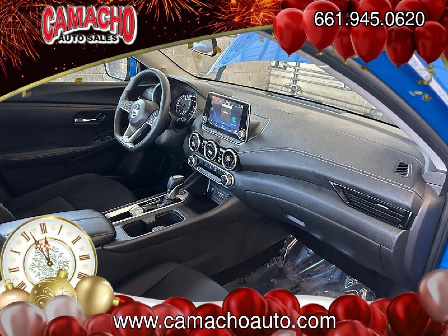 2024 Blue Nissan Sentra (3N1AB8CV9RY) with an 4-Cyl 2.0 Liter engine, Automatic CVT w/Xtronic transmission, located at 412 Auto Vista Drive, Palmdale, CA, 93551, (661) 945-0620, 34.592636, -118.136681- Photo#29