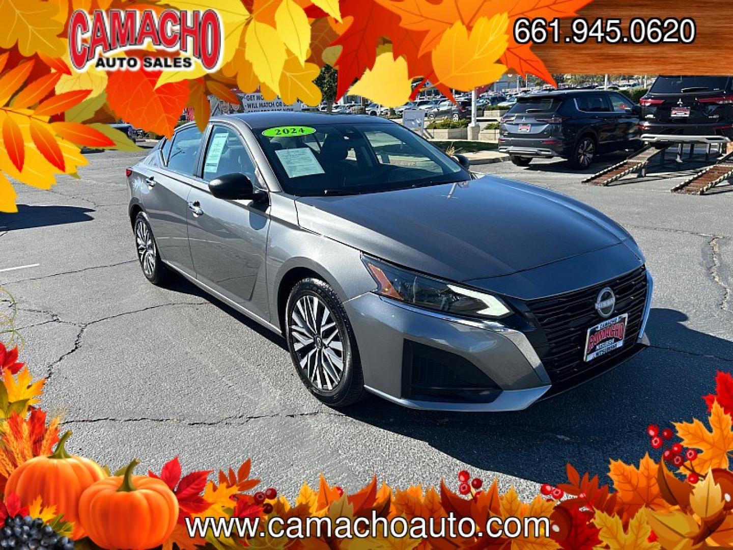 2024 Gray Nissan Altima (1N4BL4DV7RN) with an 4-Cyl 2.5 Liter engine, Automatic Xtronic CVT transmission, located at 412 Auto Vista Drive, Palmdale, CA, 93551, (661) 945-0620, 34.592636, -118.136681- Photo#0