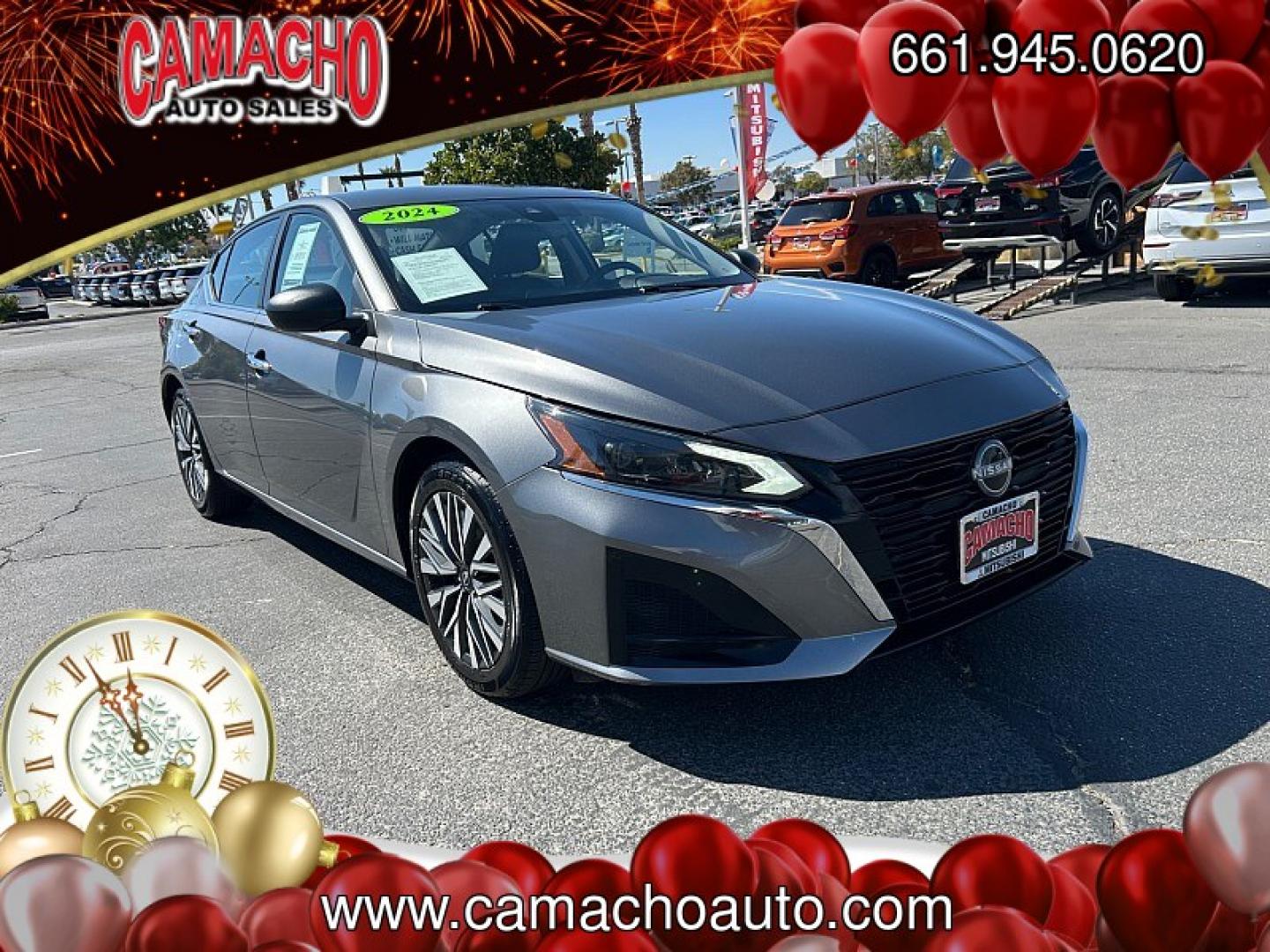 2024 Gray Nissan Altima (1N4BL4DV1RN) with an 4-Cyl 2.5 Liter engine, Automatic Xtronic CVT transmission, located at 412 Auto Vista Drive, Palmdale, CA, 93551, (661) 945-0620, 34.592636, -118.136681- Photo#0