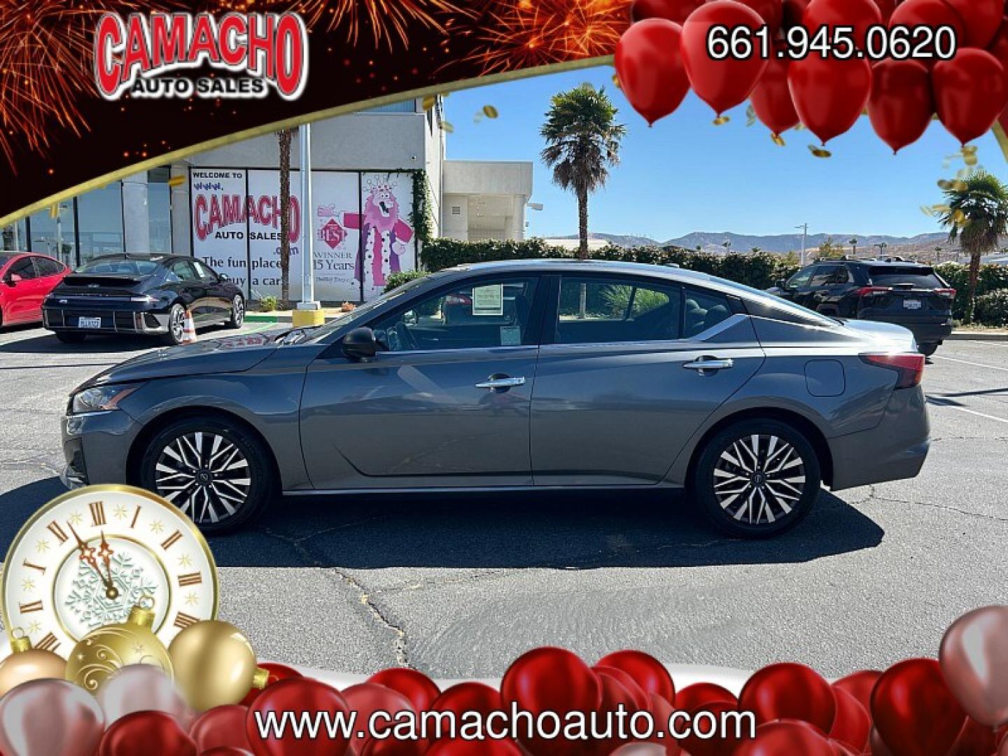 2024 Gray Nissan Altima (1N4BL4DV1RN) with an 4-Cyl 2.5 Liter engine, Automatic Xtronic CVT transmission, located at 412 Auto Vista Drive, Palmdale, CA, 93551, (661) 945-0620, 34.592636, -118.136681- Photo#5