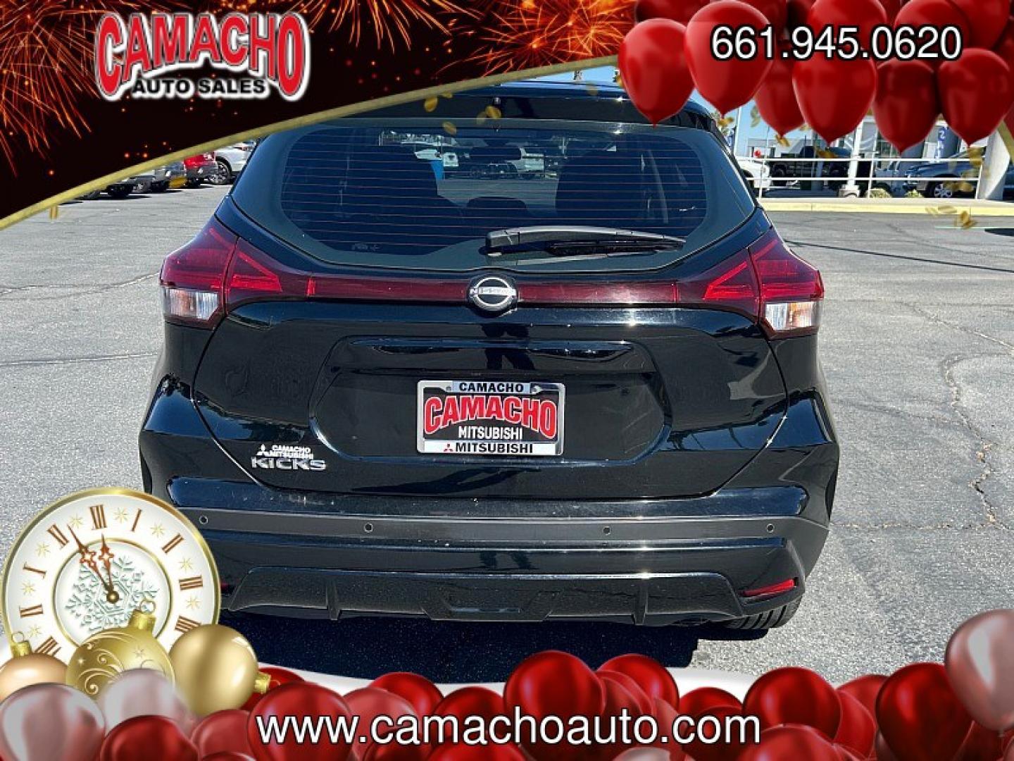 2022 Black Nissan Kicks (3N1CP5BV9NL) with an 4-Cyl 1.6 Liter engine, Automatic CVT w/Xtronic transmission, located at 412 Auto Vista Drive, Palmdale, CA, 93551, (661) 945-0620, 34.592636, -118.136681- Photo#3