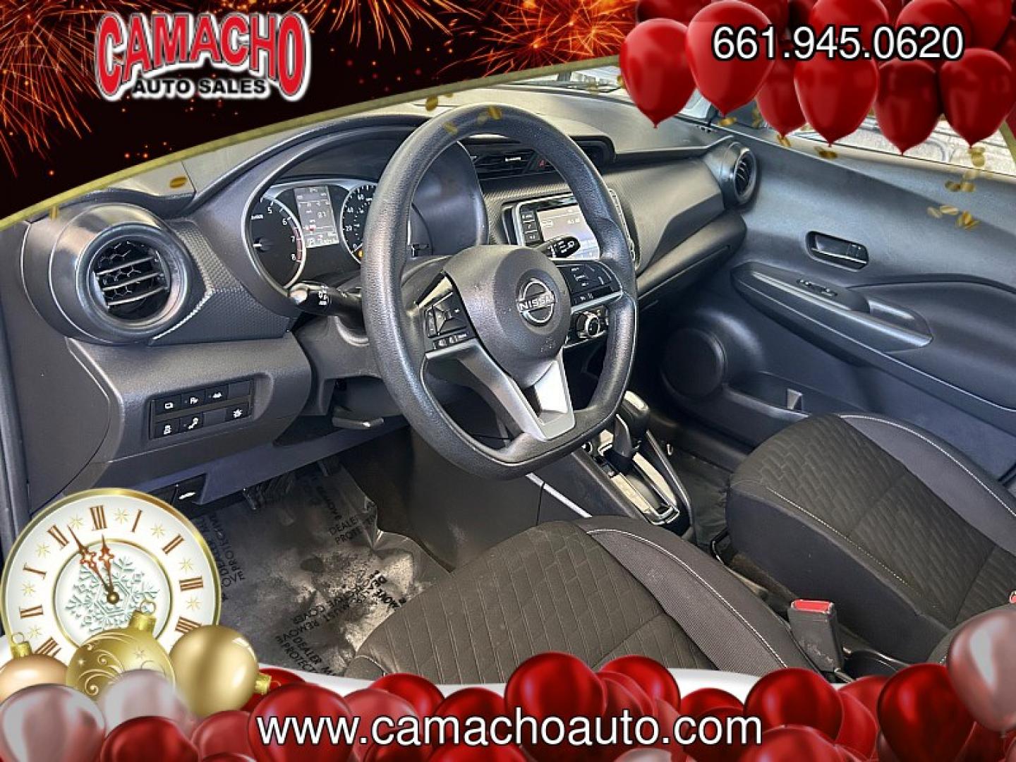 2022 Black Nissan Kicks (3N1CP5BV9NL) with an 4-Cyl 1.6 Liter engine, Automatic CVT w/Xtronic transmission, located at 412 Auto Vista Drive, Palmdale, CA, 93551, (661) 945-0620, 34.592636, -118.136681- Photo#17